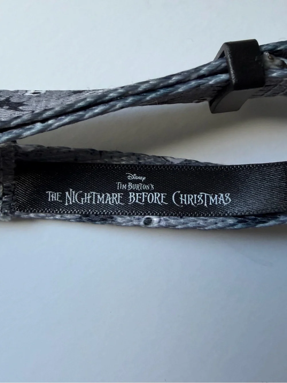 Disney The Nightmare Before Christmas Black and Gray Small Dog Collar - Small